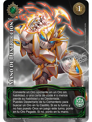 Mano de Destrucción (Kit de Batalla - Serafín / Belial)