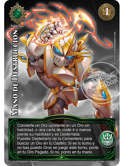Mano de Destrucción (Kit de Batalla - Serafín / Belial) 1