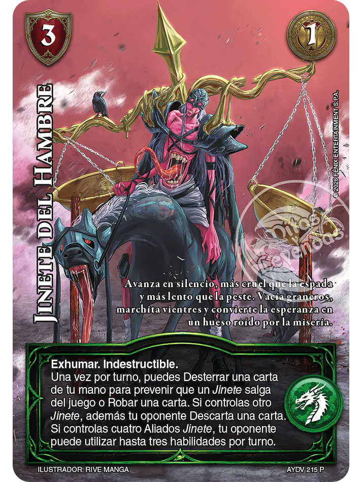 Jinete del Hambre (Buy a Box - Display Vigilantes) 1