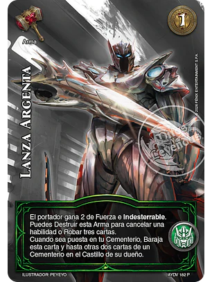 Lanza Argenta (Kit de Batalla - Serafín / Belial)