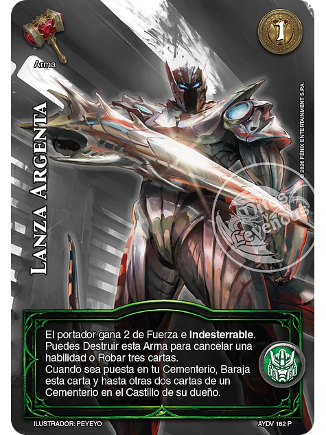 Lanza Argenta (Kit de Batalla - Serafín / Belial) 1