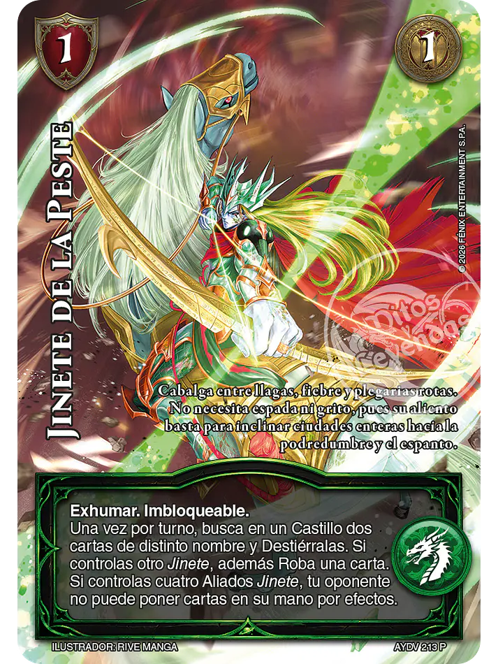 Jinete de la Peste (Buy a Box - Display Vigilantes) 1