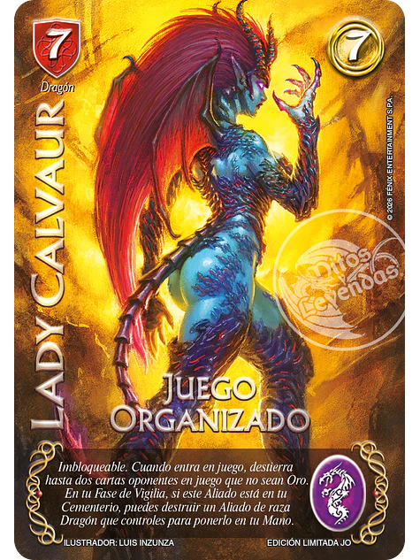 Lady Calvaur (Juego Organizado) 1