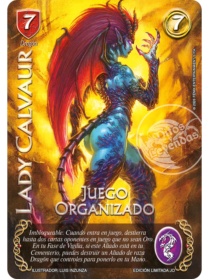 Lady Calvaur (Juego Organizado) 1