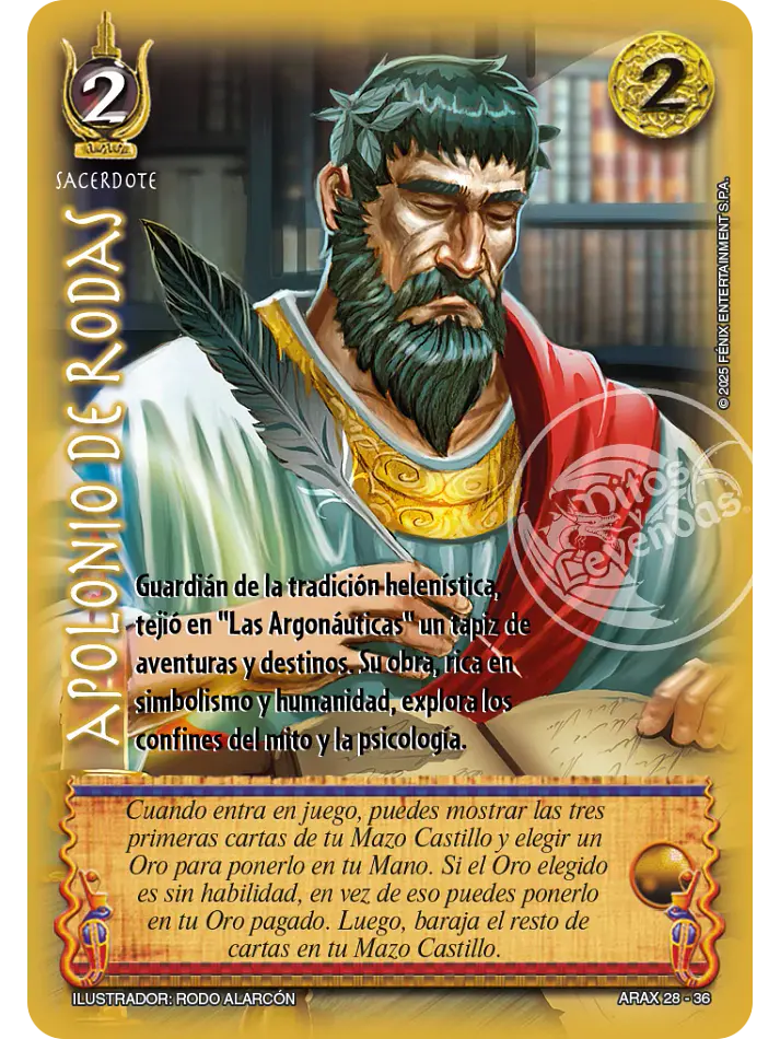 Apolonio de Rodas (Relatos de Ra - Sacerdote) 1