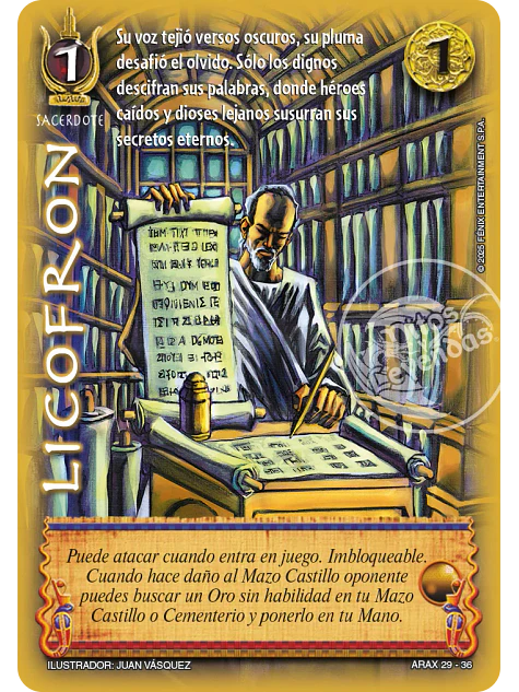 Licofrón (Relatos de Ra - Sacerdote) 1