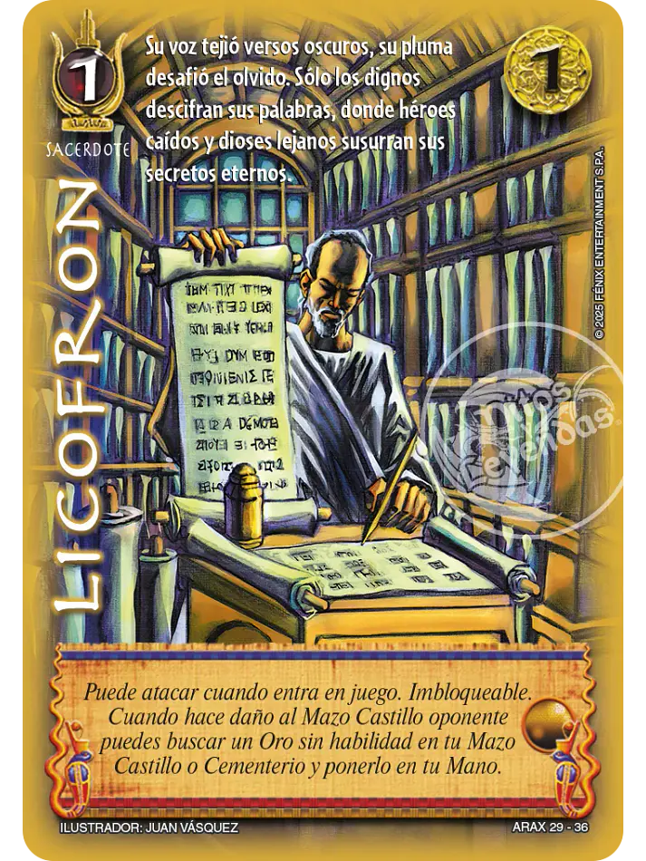 Licofrón (Relatos de Ra - Sacerdote) 1