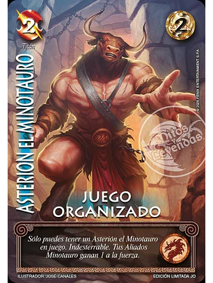 Asterión el Minotauro (Juego Organizado)