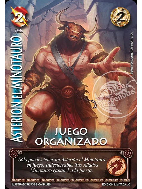 Asterión el Minotauro (Juego Organizado) 1