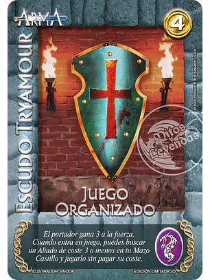 Escudo Tryamour (Juego Organizado)