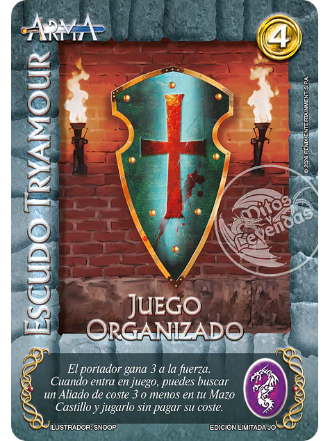 Escudo Tryamour (Juego Organizado) 1
