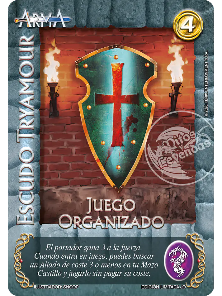 Escudo Tryamour (Juego Organizado) 1