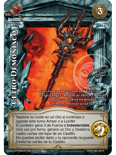 Cetro Demoniaco (Vigilantes - Real) 1