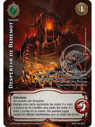 Despertar de Behemot (Vigilantes - Cortesana Foil)