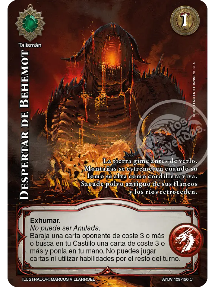 Despertar de Behemot (Vigilantes - Cortesana Foil) 1