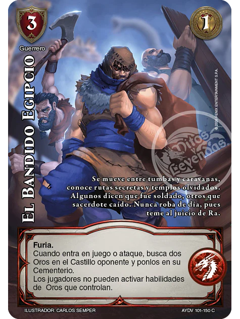 El Bandido Egipcio (Vigilantes - Cortesana Foil) 1