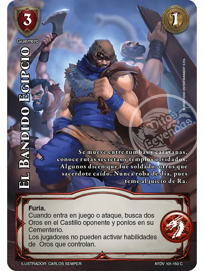 El Bandido Egipcio (Vigilantes - Cortesana Foil) 1