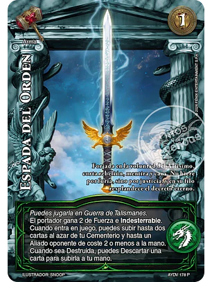 Espada del Orden (Kit de Batalla - Serafín)