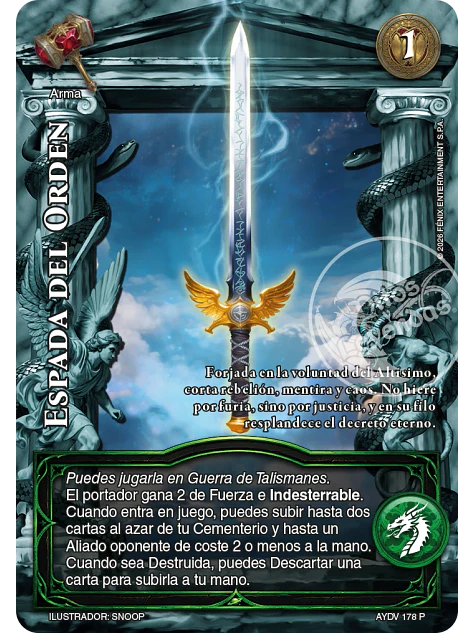 Espada del Orden (Kit de Batalla - Serafín) 1
