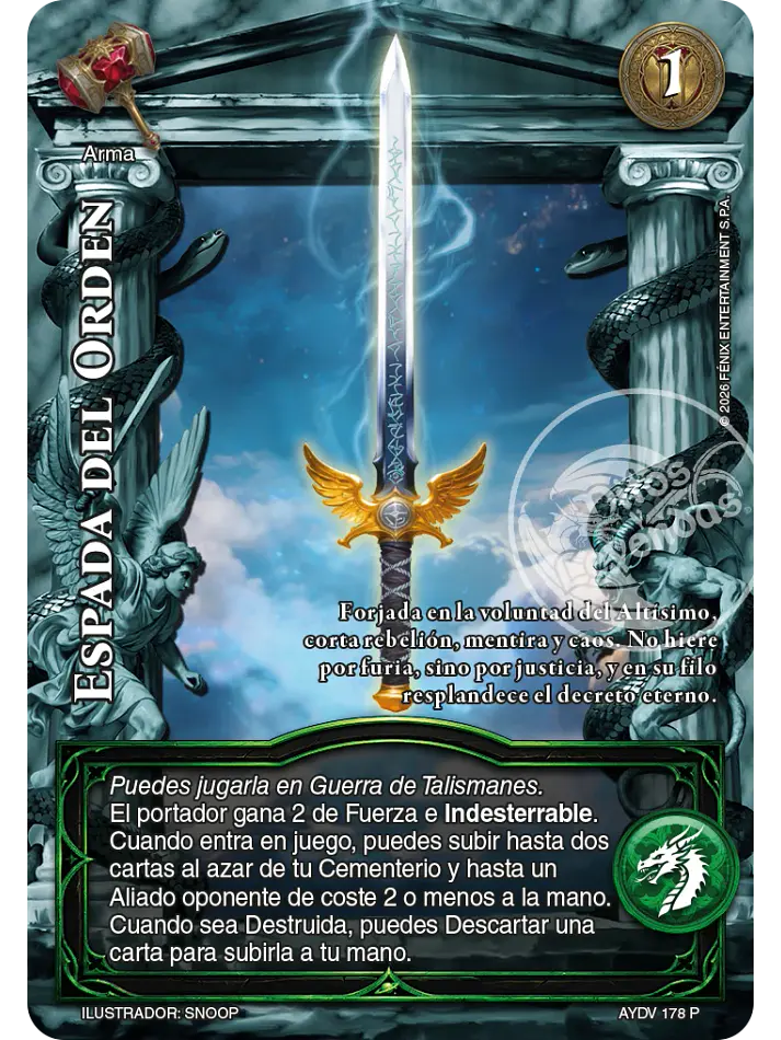 Espada del Orden (Kit de Batalla - Serafín) 1