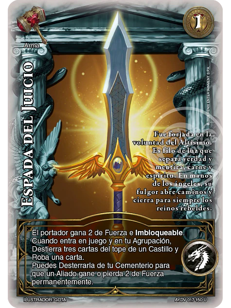 Espada del Juicio (Vigilantes - Ultra Real) 1