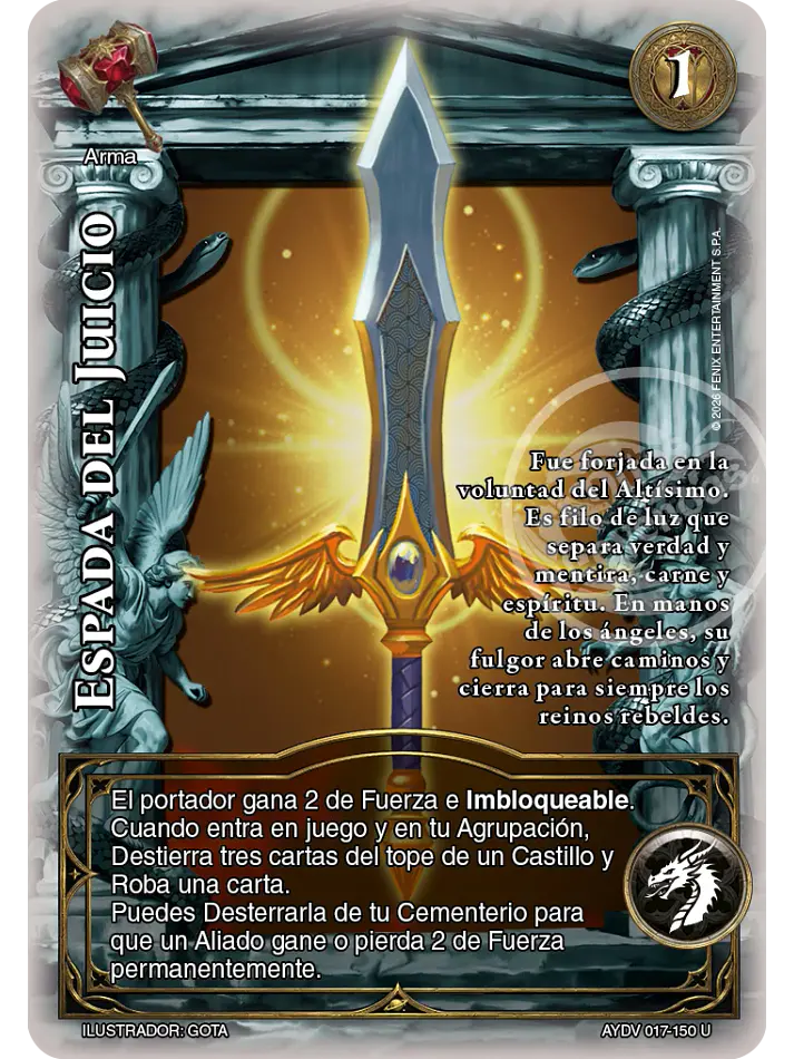 Espada del Juicio (Vigilantes - Ultra Real) 1