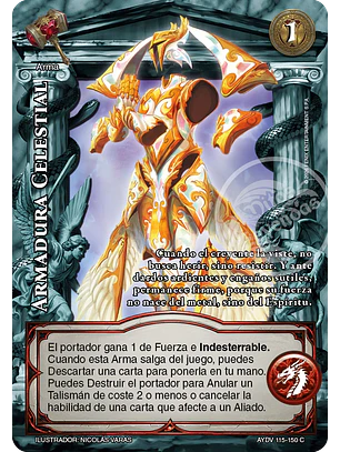 Armadura Celestial (Vigilantes - Cortesana Foil)