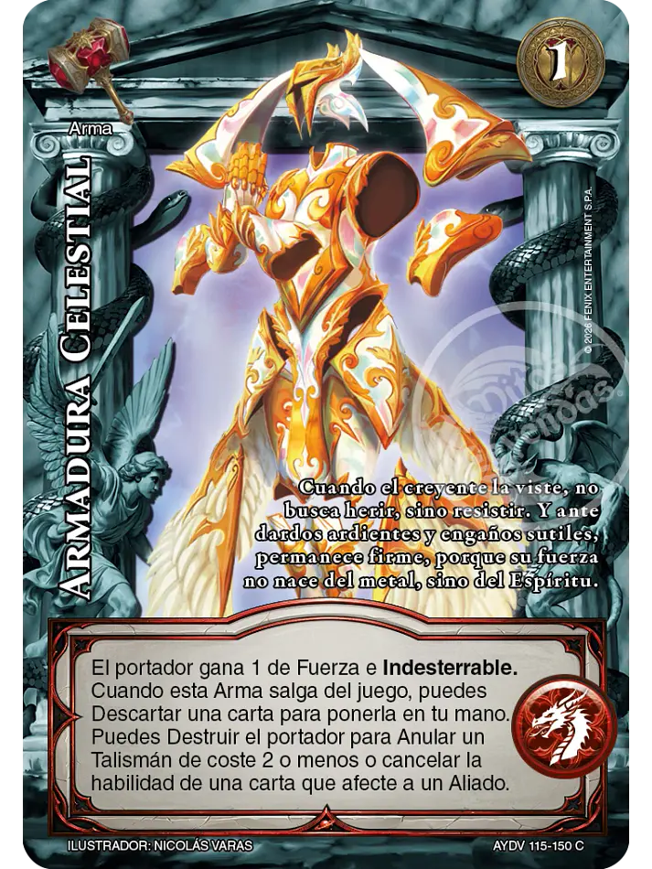 Armadura Celestial (Vigilantes - Cortesana Foil) 1