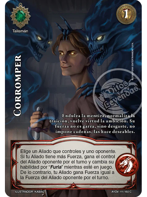 Corromper (Vigilantes - Cortesana Foil) 1