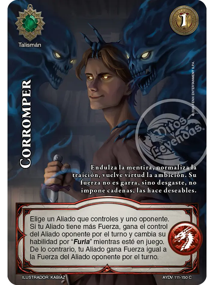 Corromper (Vigilantes - Cortesana Foil) 1