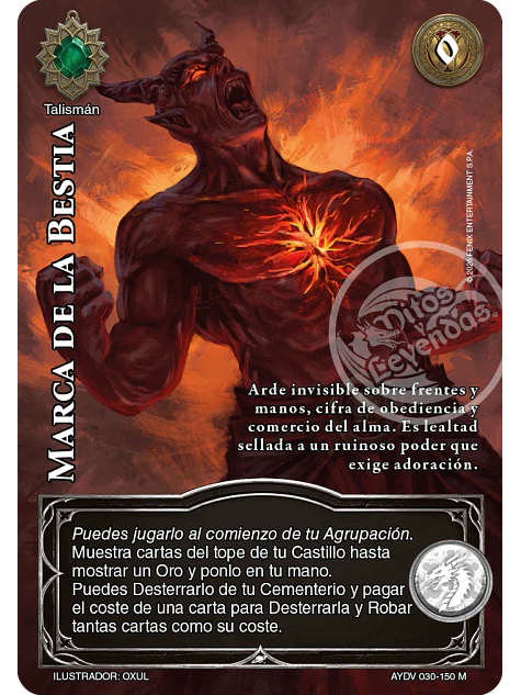 Marca de la Bestia (Vigilantes - Mega Real) 1