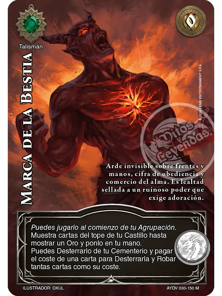 Marca de la Bestia (Vigilantes - Mega Real) 1