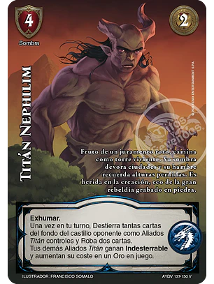 Titán Nephilim (Vigilantes - Vasalla Foil)