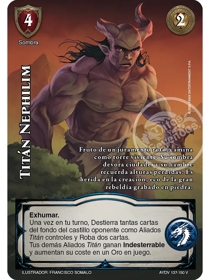 Titán Nephilim (Vigilantes - Vasalla Foil) 1