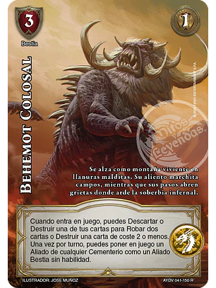 Behemot Colosal (Vigilantes - Real)