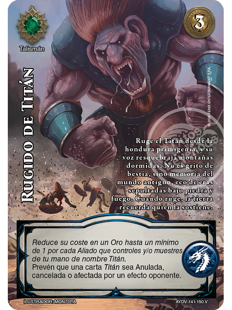 Rugido de Titán (Vigilantes - Vasalla Foil) 1