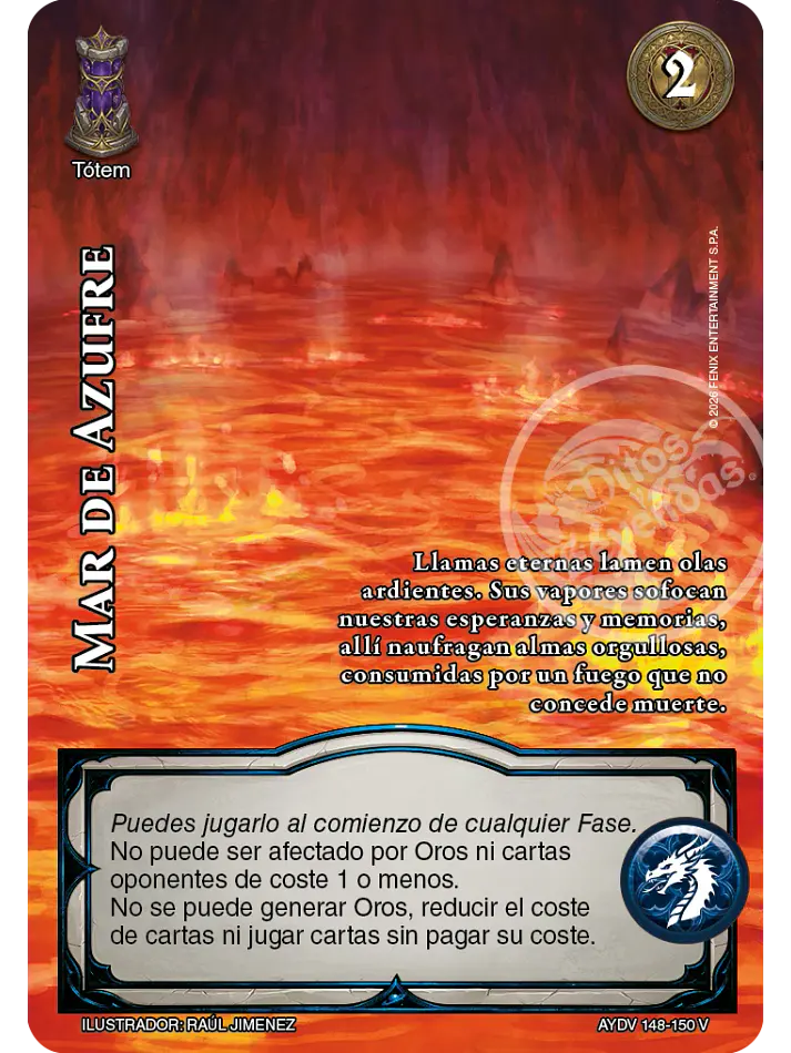 Mar de Azufre (Vigilantes - Vasalla Foil) 1