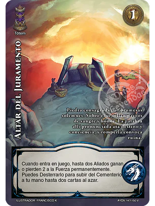 Altar del Juramento (Vigilantes - Vasalla Foil)