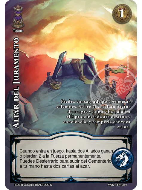Altar del Juramento (Vigilantes - Vasalla Foil) 1