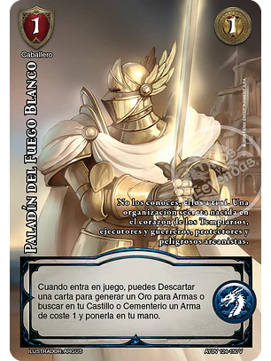 Paladín del Fuego Blanco (Vigilantes - Vasalla Foil)