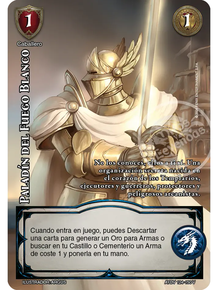 Paladín del Fuego Blanco (Vigilantes - Vasalla Foil) 1