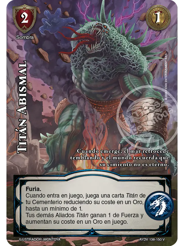 Titán Abismal (Vigilantes - Vasalla Foil) 1