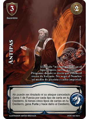 Antipas (Vigilantes - Vasalla Foil)