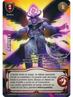 Azrael (Vigilantes - Cortesana Foil)