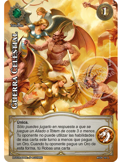 Guerra Celestial (Vigilantes - Legendaria) 1