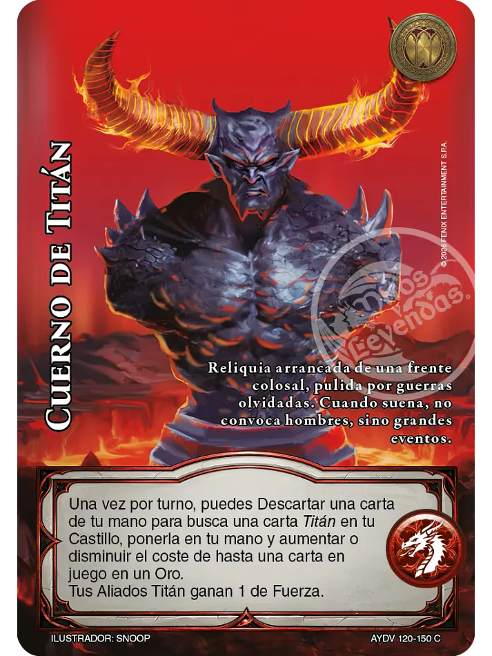 Cuerno de Titán (Vigilantes - Cortesana Foil) 1