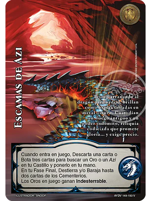 Escamas de Azi (Vigilantes - Vasalla Foil)