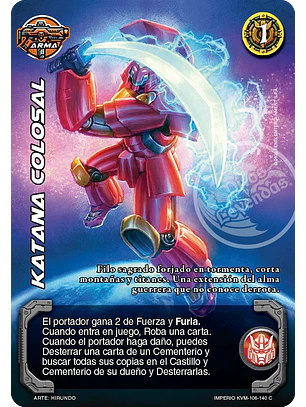Katana Colosal (KVM - Cortesana Foil)