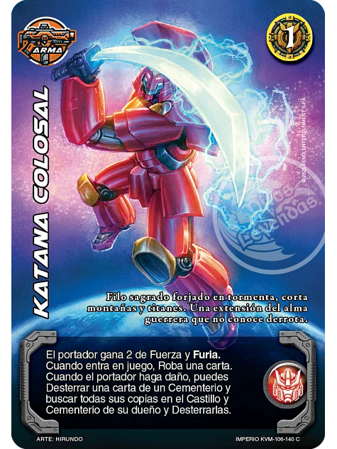 Katana Colosal (KVM - Cortesana Foil) 1