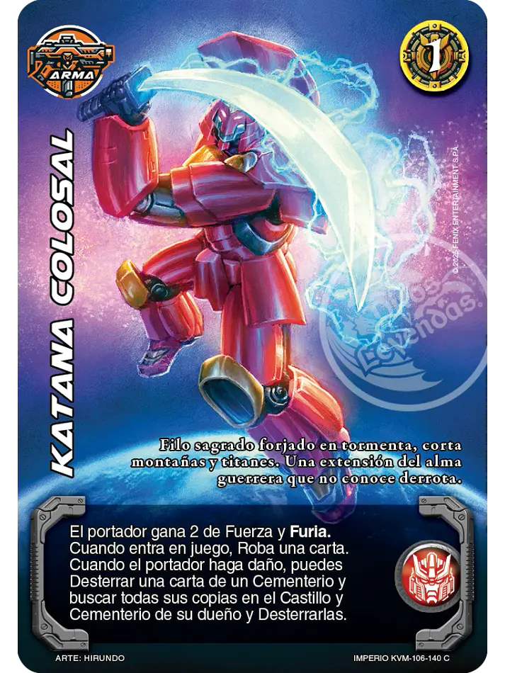 Katana Colosal (KVM - Cortesana Foil) 1